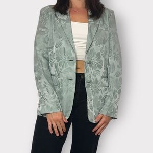Etro Shimmery Floral Blazer